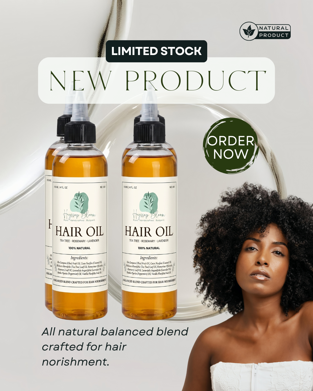 Rooted Scalp & Hair Oil